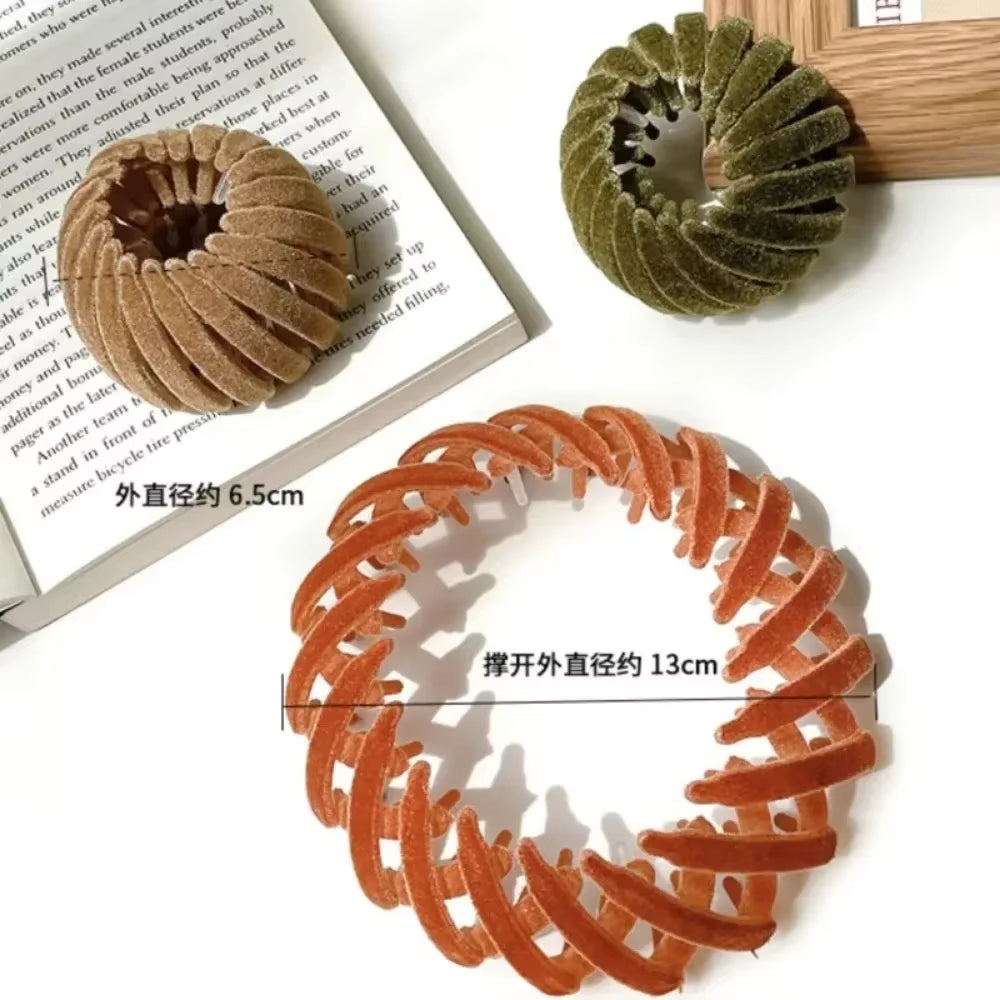 Bird Nest Expanding Hair Clip, 2025 Fashion Ponytail Holder for Women, Bun & Horsetail Hair Claw, Stylish Hair Accessory